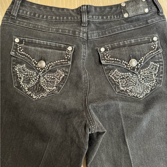 Style & Co. Premium Embellished Straight Leg Jeans - Picture 5 of 5